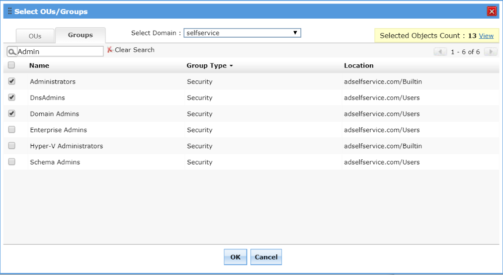 2FA dựa trên OU/ group trong hybrid Active Directory