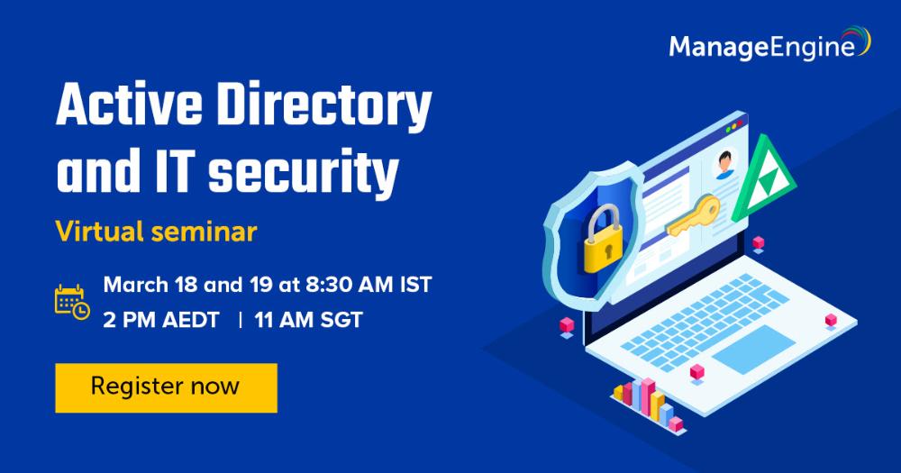 [Virtual Seminal]&nbsp;ActiveDirectory &amp; ITsecurity