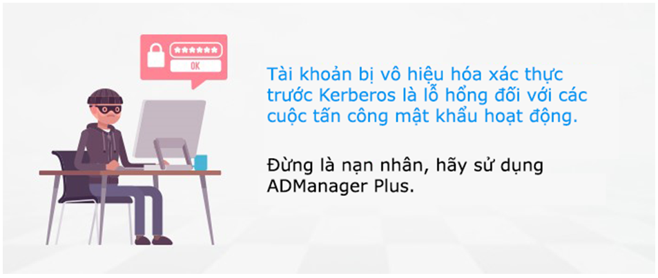 Ngăn chặn tấn công mật khẩu hoạt động sử dụng các báo cáo tùy biến của ADManager Plus